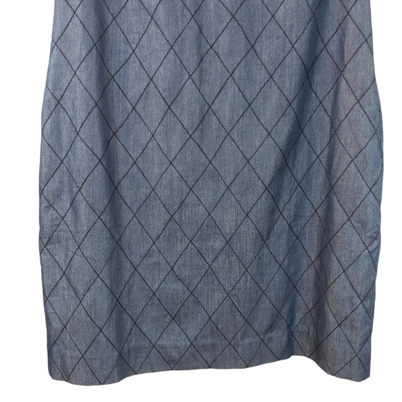 Kate Spade Quilted Chambray Mini Shift Dress - Picture 5 of 14